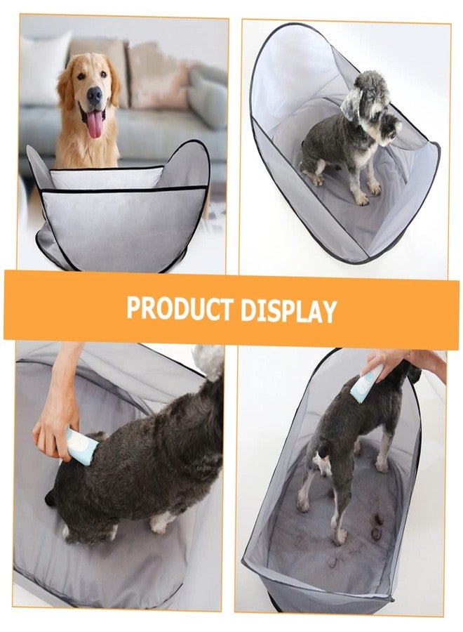 BCOATH Pet Shearing Bib Dog Haircut Apron Washable Hair Collector Foldable Grooming Hair Catcher for Home Use Cats and Dogs - Image 3